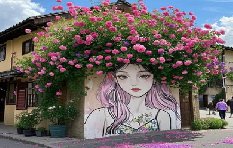 沐川怎么设计网红打卡墙绘