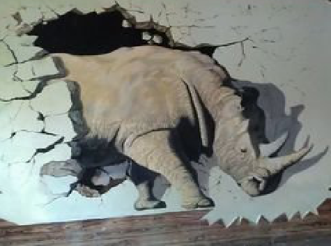 沐川在墙绘中，如何绘制3D效果？