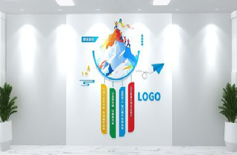 沐川公司企业形象墙的工艺材料有哪些？